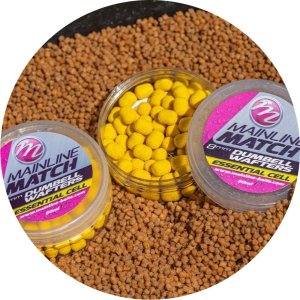 Mainline Match Dumbell Wafters Yellow Essential Cell 10 mm