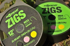 Korda Ready Zigs 12 vel. 12 300cm 3 zigs on spool