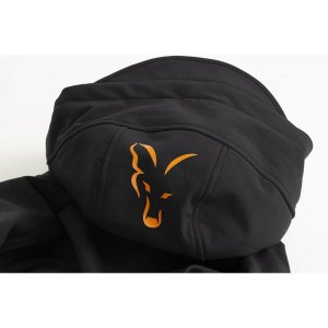 Fox collection Black / Orange Shell hoodie - XL