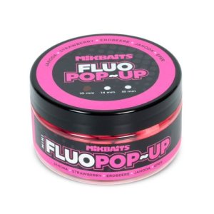 Mikbaits FluoPop-Up Strawberry 10mm 100ml