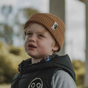 Kšiltovka Monkey Climber Cap Kiddo Jam Beanie Sand