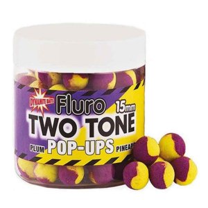 Dynamite Baits Pop-Ups Fluro Two Tone Plum-Pineapple 15mm