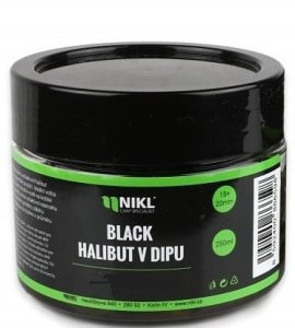 Nikl Black Halibut Pelety v dipe Cesnak 250ml