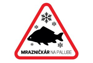 Delphin Nálepka Mrazničkár na palube