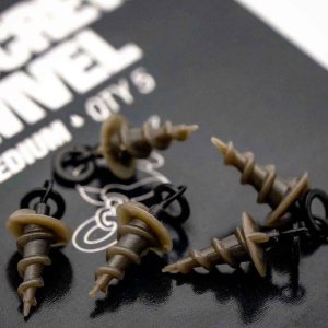 Korda Micro Ring Swivel Bait Screw Medium 5ks