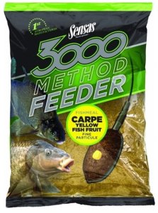 Sensas 3000 Method Feeder Carpe Yellow 1kg