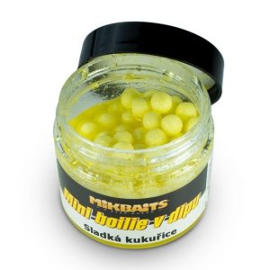 Mikbaits Mini Boilies v Dipe Sladká Kukurica 50ml