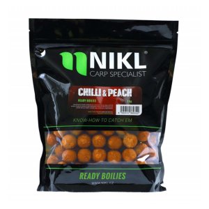 Nickel Ready Boilies Chilli & Peach 18mm 250g