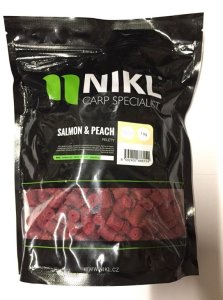 Nikl Pelety Salmon & Peach 18mm s dierkou 1kg