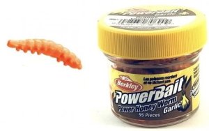 Berkley PowerBait Honey Worm 2,5cm Garlic Orange 55Ks