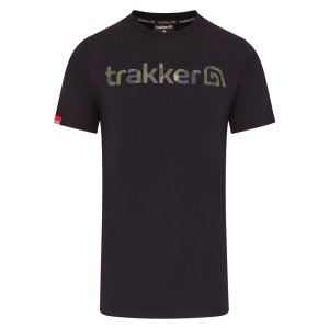 Trakker T-shirt CR LOGO T-shirt Black Camo velikost XL