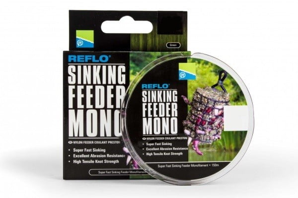 Preston 0,18mm Reflo Sinking Feeder Mono 150m