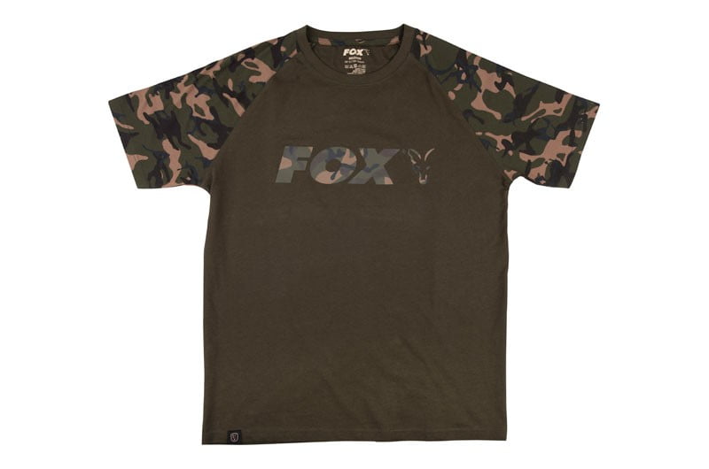 Fox Khaki Raglan Camo print T Vel. M