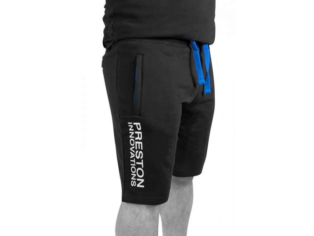 Preston Black Joggers Shorts vel. XXL