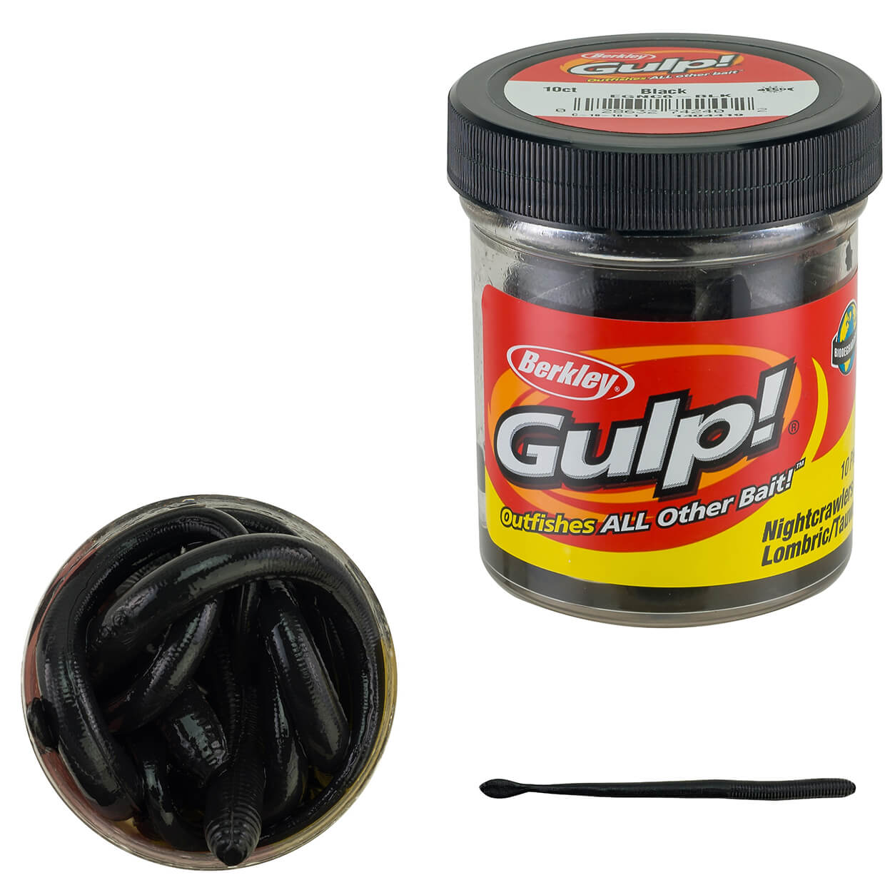 Berkley Gulp Nightcrawler Black 15cm