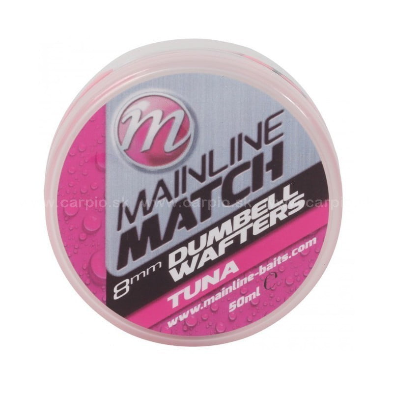 Mainline Match Dumbell Wafters 10mm Pink - Tuna