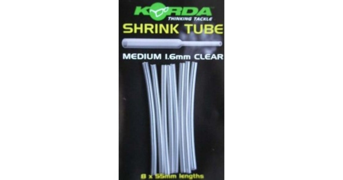 Smršťovací trubice Korda Medium 1,6 mm čirá