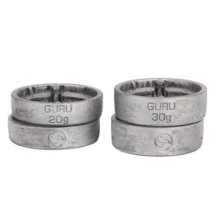 Guru X-Change Distance Feeder Weights Light spare pack 2x30g