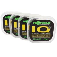 Korda IQ2 Extra Soft Fluorocarbon Hooklink 12lb 20m