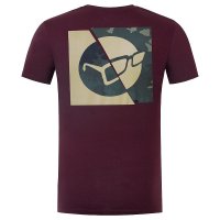 Korda LE Split Tee Burgundy velikost L