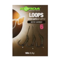 Korda Loop Rigs DF Wide Gape X (18lb)