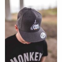 Kšiltovka Monkey Climber Logo Patch Snapback Dark Grey