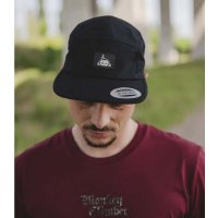 Kšiltovka Monkey Climber Cap Standard Halfawrap 5 panel Black