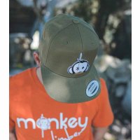 Kšiltovka Monkey Climber Logo Patch Snapback Olive