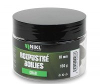 Boilies rozpustné v niklu Krab 14mm 150g