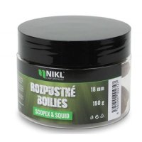 Boilies rozpustné v niklu Scopex & Squid 24mm 150g