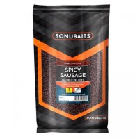 Sonubaits Spicy Sausage Halibut Pellets 3mm 900g