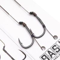 Korda Basix Hair Rigs Wide Gape vel.6 18lb