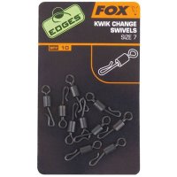 Fox Edges kwik change swivels size 7 x 10