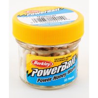 Berkley PowerBait Honey Worm 2,5 cm přírodní 55 ks