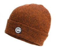 Fox Chunk Beanie Orange / Black Marl