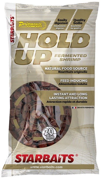 Starbaits Boilies Concept Hold Up Fermentované krevety 2,5kg 20mm