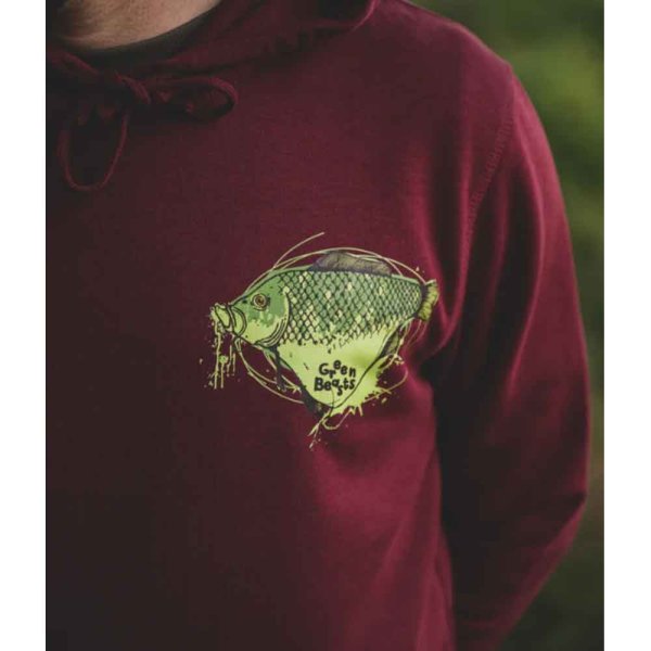 Monkey Climber Sweatshirt Green Beast Burgundy vel. XL