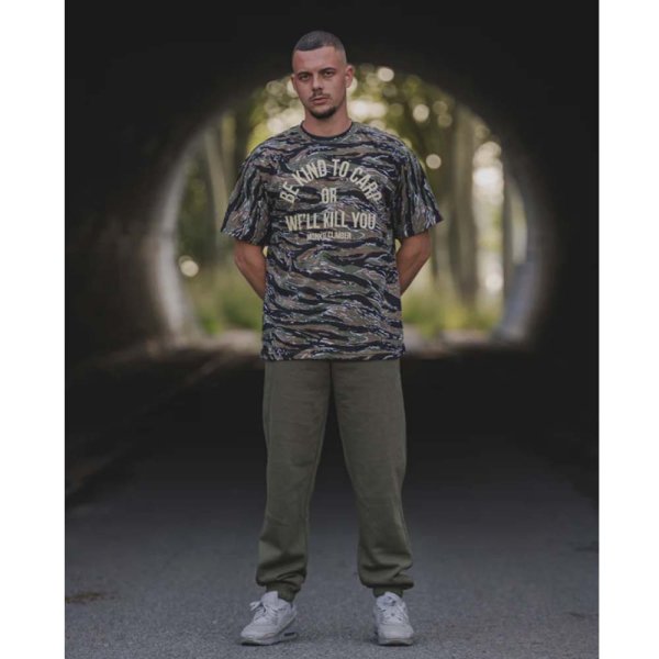 Monkey Climber Tepláky Carp Shaka Joggers Tinny Warm Olive velikost M