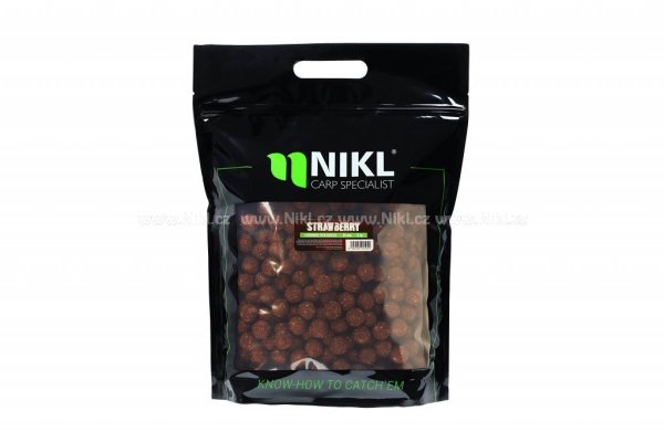 Nikl Economic Feed Boilie - Strawberry 24mm 5kg