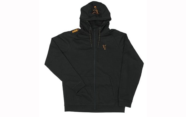 Fox collection Black / Orange LW hoodie - L