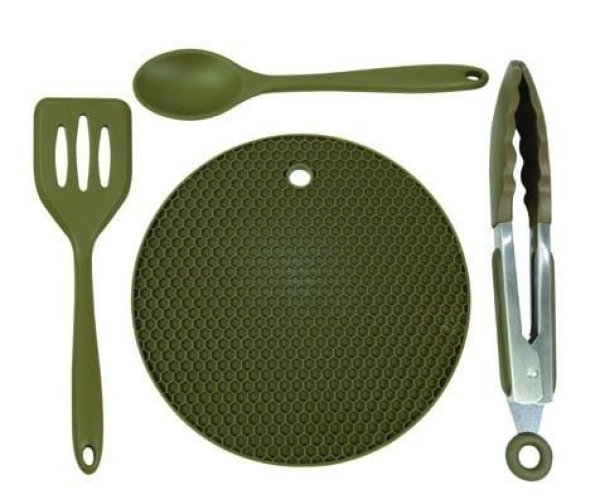 Trakker Armolife Silicone Utensil Set Silikónové kuchynský riad