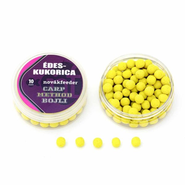 Novák Feeder Carp Method Boilies Sladká Kukurica 10mm 25g