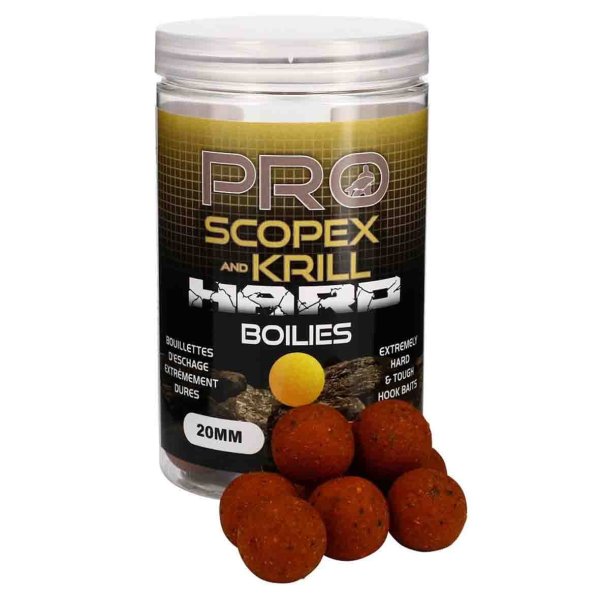 Starbaits Hard Boilies Scopex Krill 20mm 200g