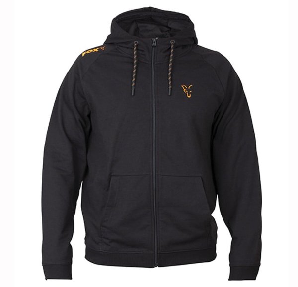 Fox collection Black / Orange LW hoodie - M