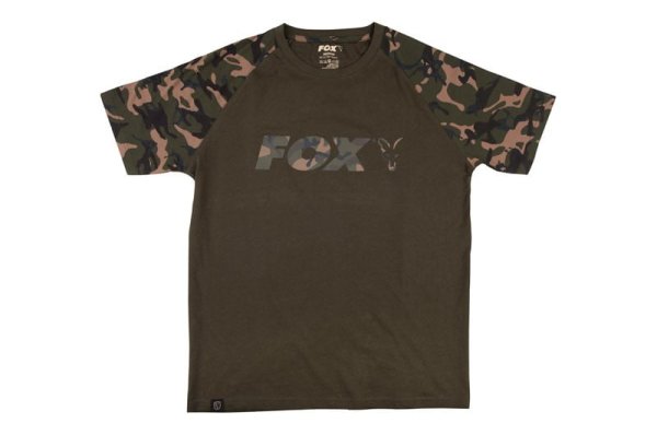 Fox Khaki Raglan Camo print T Vel. L