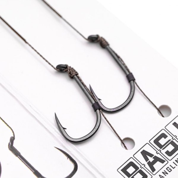 Korda Basix Hair Rigs Wide Gape vel.4 25lb