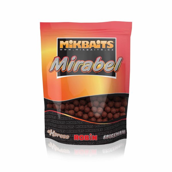 Mikbaits Boilies Mirabel  Pikantná slivka12mm 250g