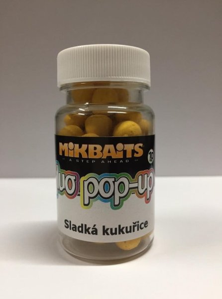 Mikbaits Fluo Pop up 60ml Sladká kukurica 10mm