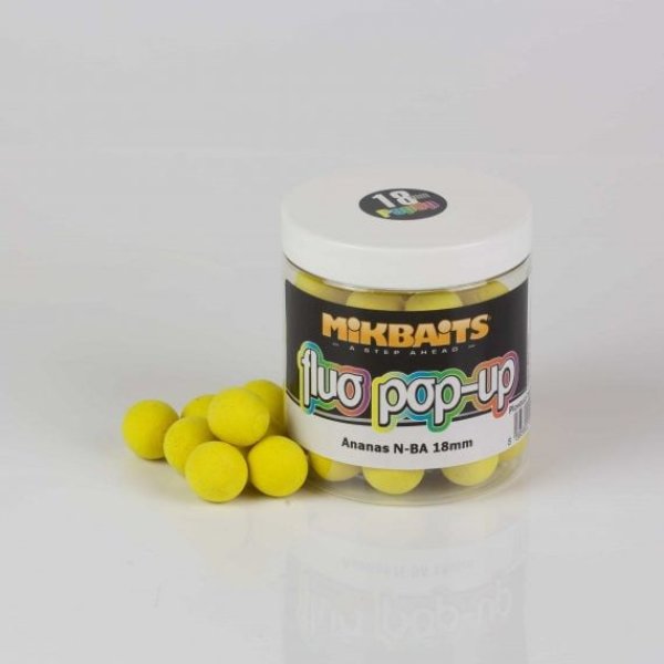 Mikbaits Fluo Pop up 250ml Pineapple NBA 14mm