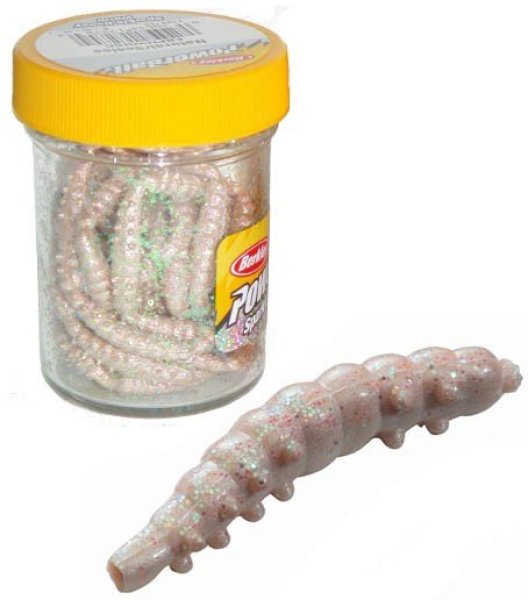 Berkley PowerBait Honey Worm 2,5cm Natural+Gliter 55ks